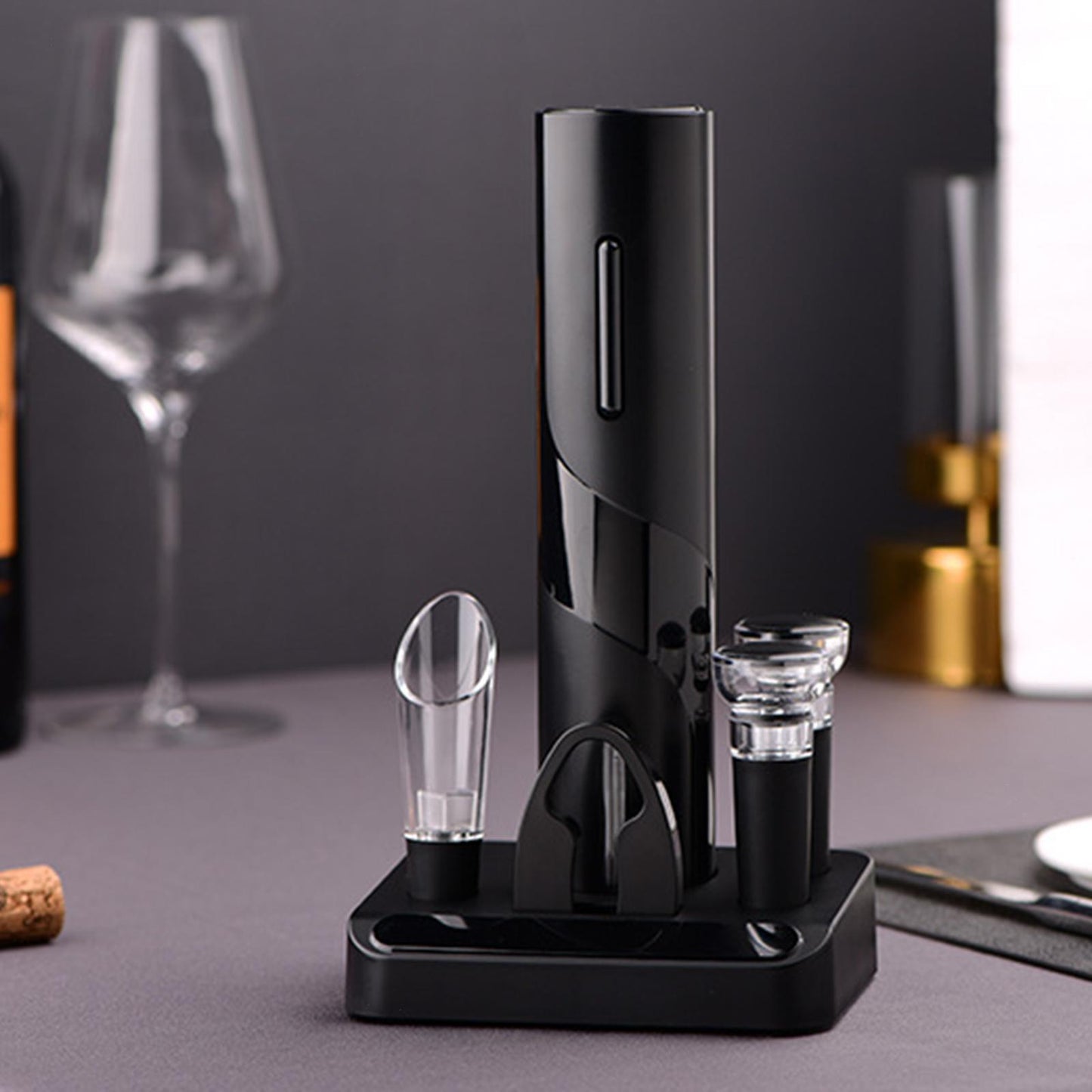 Electric Wine Bottle Opener Kit