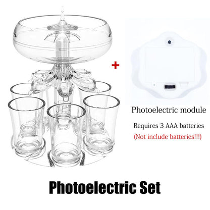 6 Shot Glass Dispenser Holder