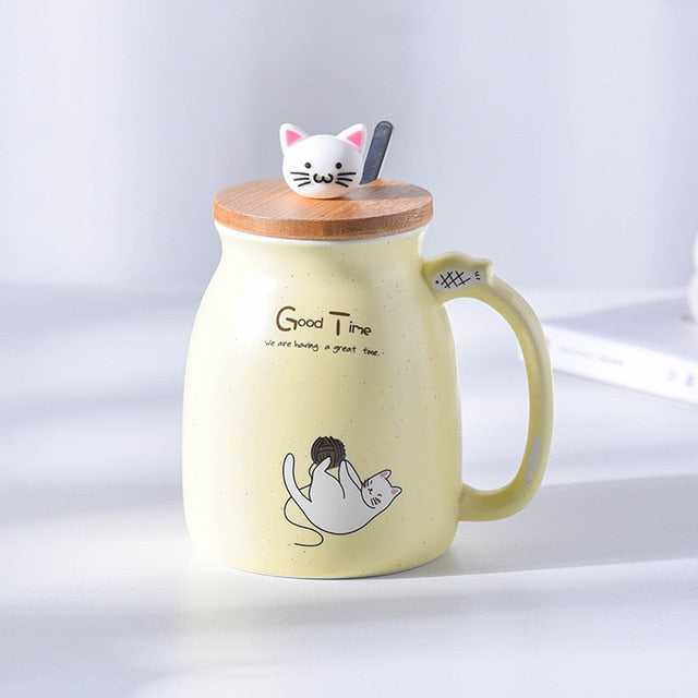 450ml Ceramics Cat Mug