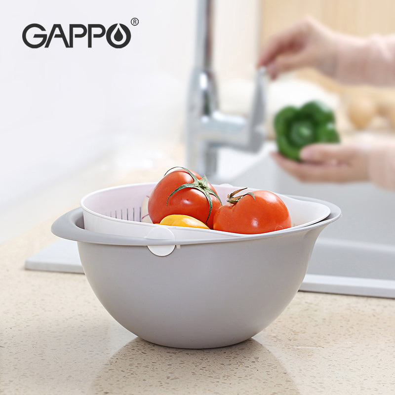 Double-layer Vegetable Washing Basin